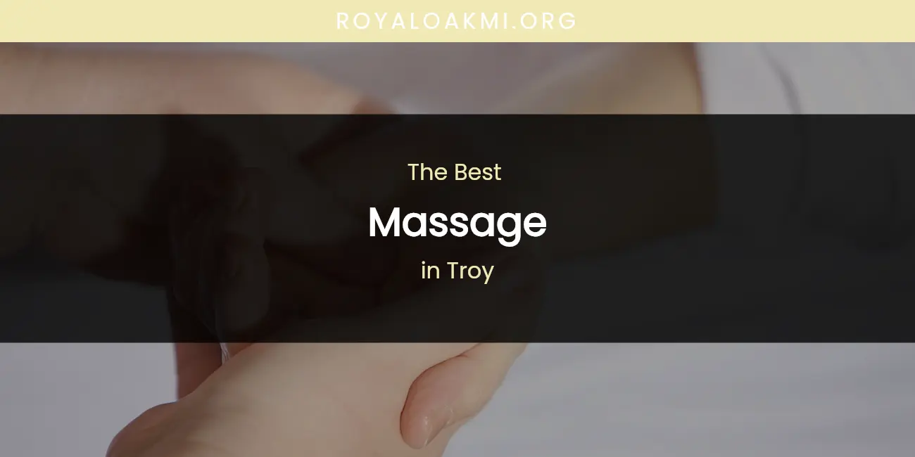 Troy's Best Massage featured